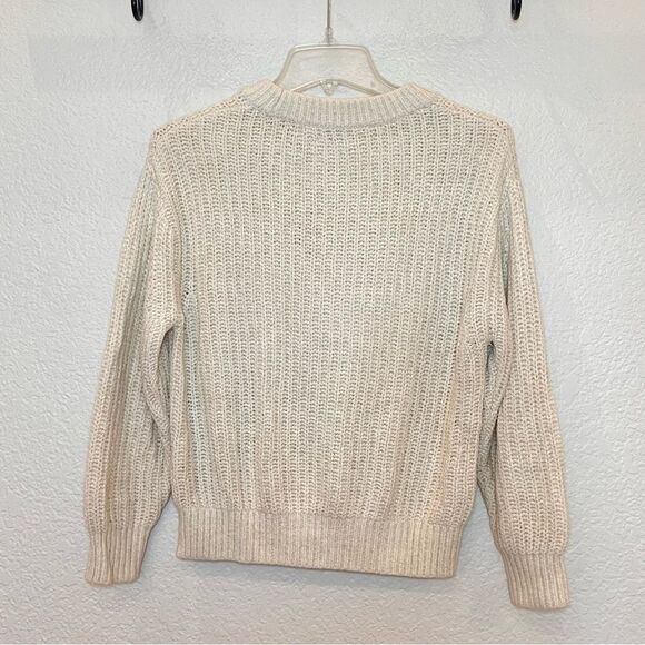Aritzia Wilfred Essential Chenille Sweater in Oak size XS - Picture 3 of 12